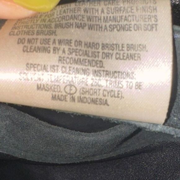 Missani Le Collezioni Jacket Mens Large Black Reversible Leather Suede Bomber - Picture 6 of 9